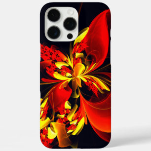 Red Yellow Floral Modern Abstract Art Pattern #10 iPhone 16 Pro Max Case