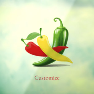 Red Yellow Green Chili Peppers Thunder_Cove