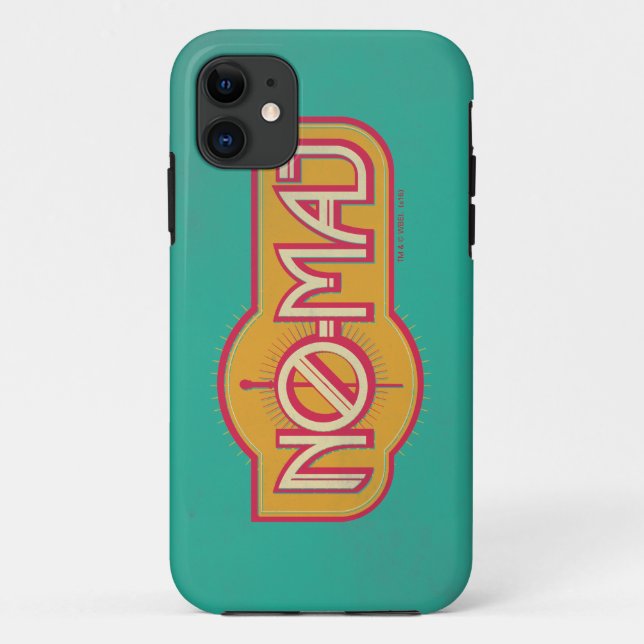 Red & Yellow NO-MAJ™ Badge Case-Mate iPhone Case (Back)