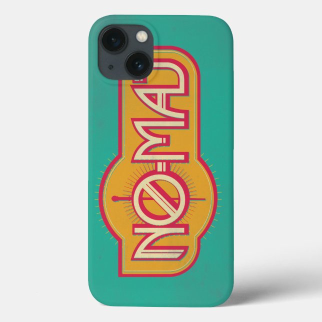 Red & Yellow NO-MAJ™ Badge Case-Mate iPhone Case (Back)