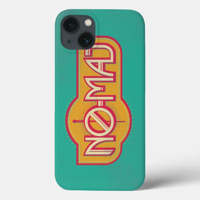 Red & Yellow NO-MAJ™ Badge Case-Mate iPhone Case (Back)