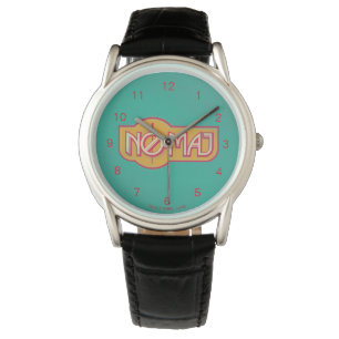 Red & Yellow NO-MAJ™ Badge Watch