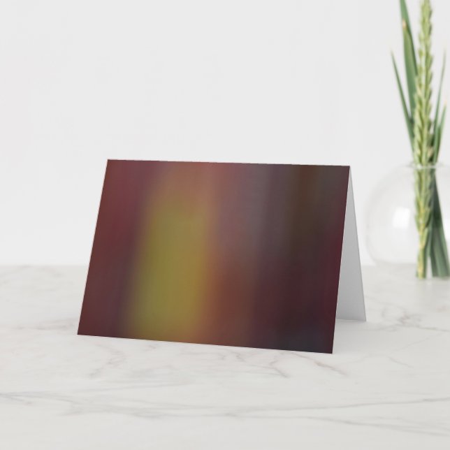 Red & Yellow Note Card (Front)