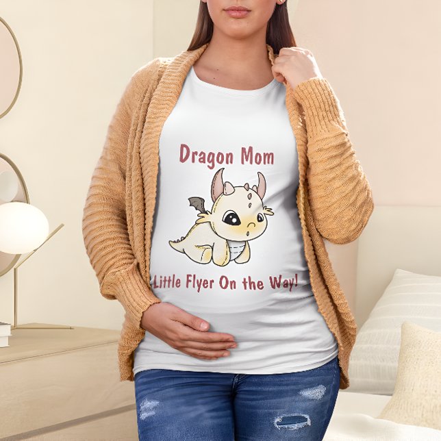 Red yellow pastel baby dragon Mum T-Shirt (Creator Uploaded)