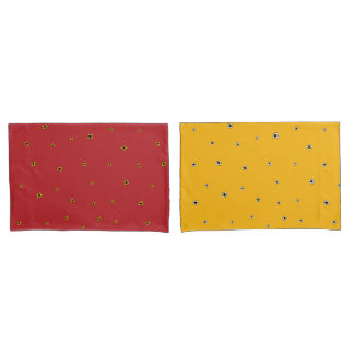 Red & Yellow Pillowcases