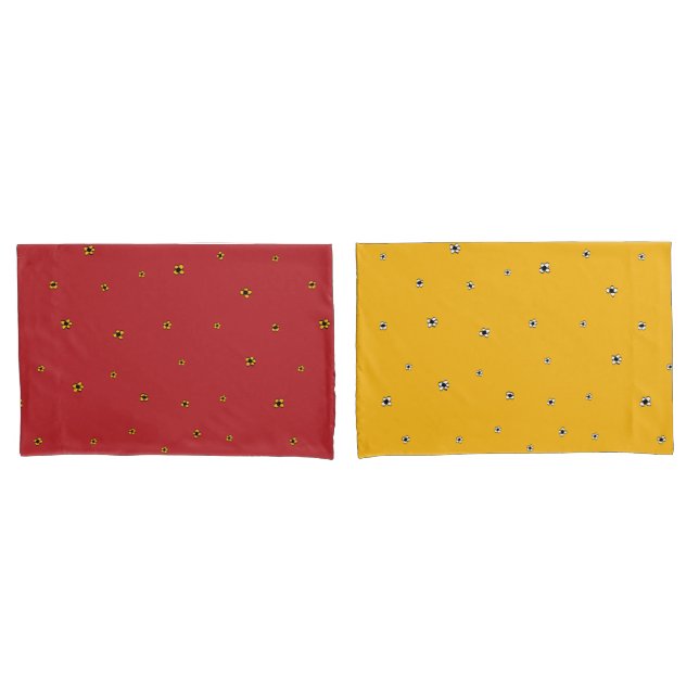 Red & Yellow Pillowcases (Front-Set)