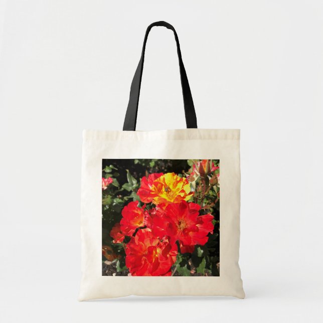 Red & Yellow Roses, Portland, Oregon Tote Bag (Front)