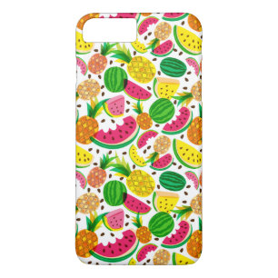 Red & Yellow Tropical Fruit Pattern iPhone 8 Plus/7 Plus Case