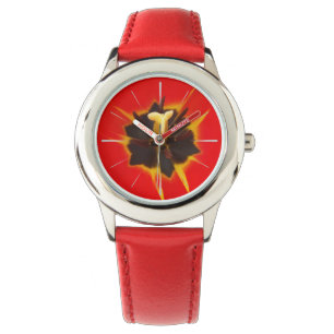 red yellow tulip watch