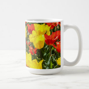 Red & Yellow Tulips Coffee Mug