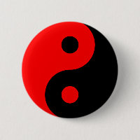 Red Yin Yang Symbol