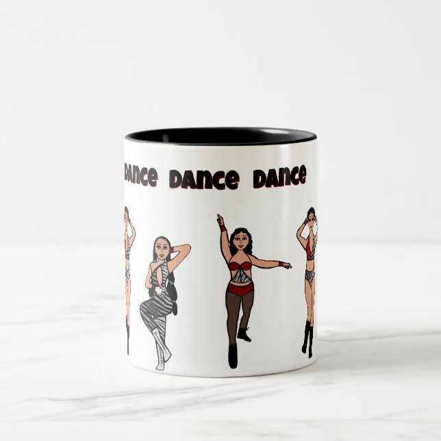 Red Zebra #2 Mug (Center)
