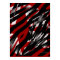 Red Zebra Abstract