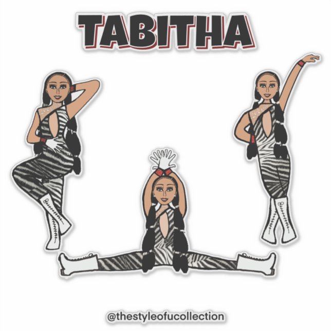 Red Zebra  Dancer #4 (Front)