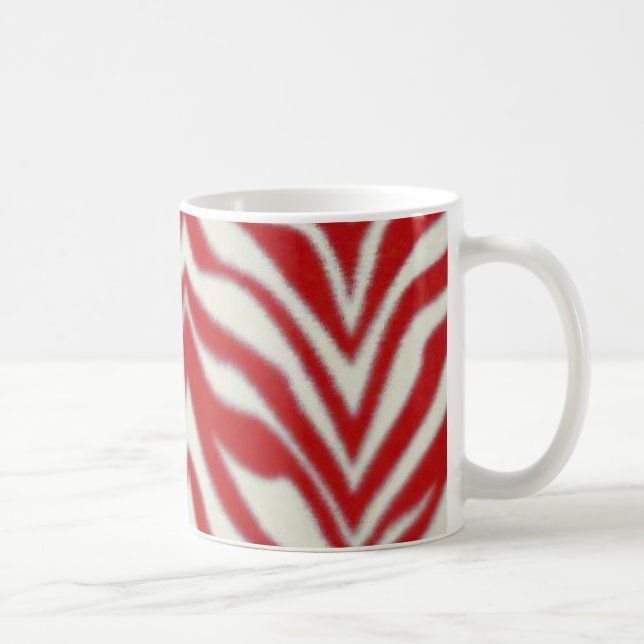 Red Zebra Mug (Right)
