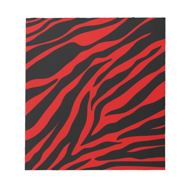 red zebra notepad (Front)