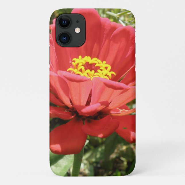 Red Zinnia iPhone 3 Case (Back)