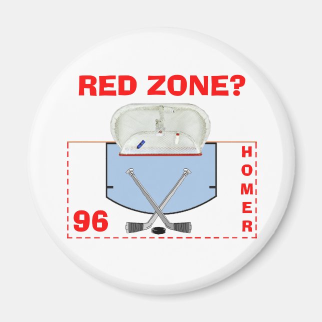 Red Zone? Magnet (Front)