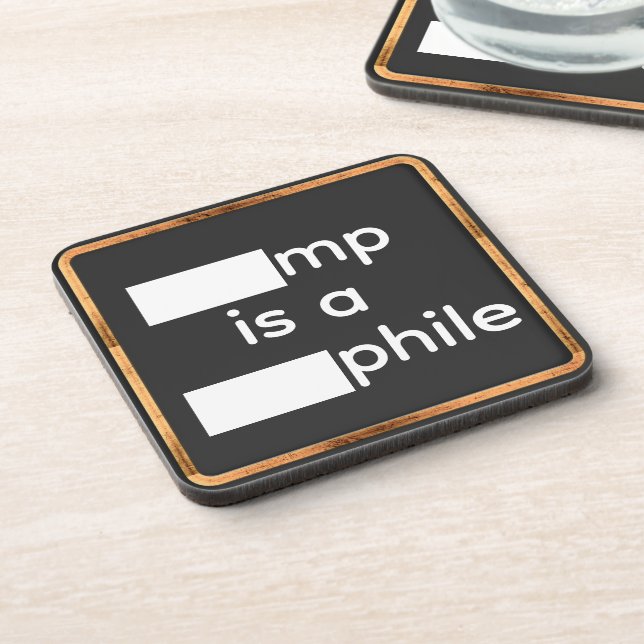 Redacted Beverage Coaster (Left Side)