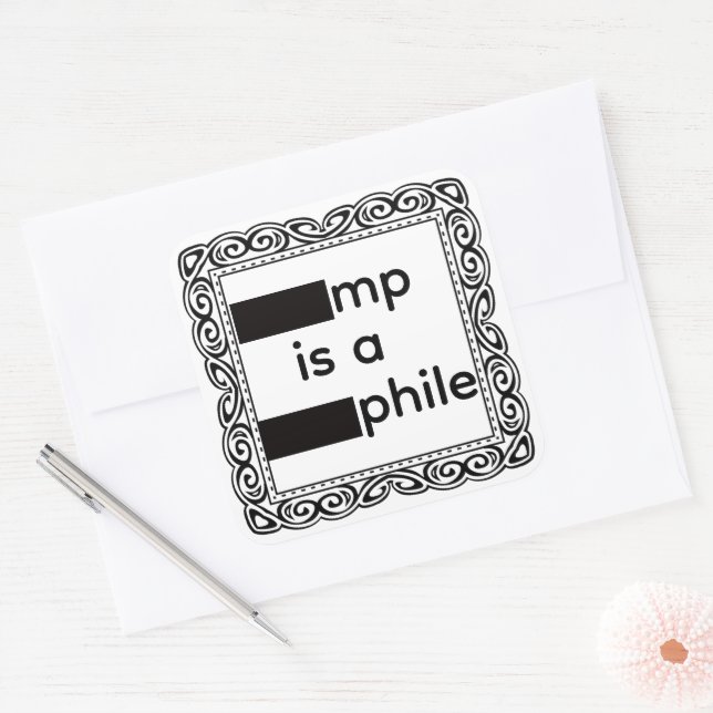Redacted Sticker (Envelope)