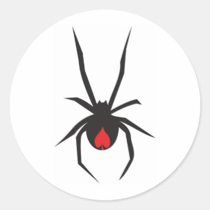 Redback Spade Classic Round Sticker