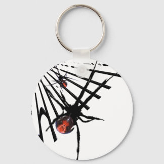 Redback Spider Key Ring