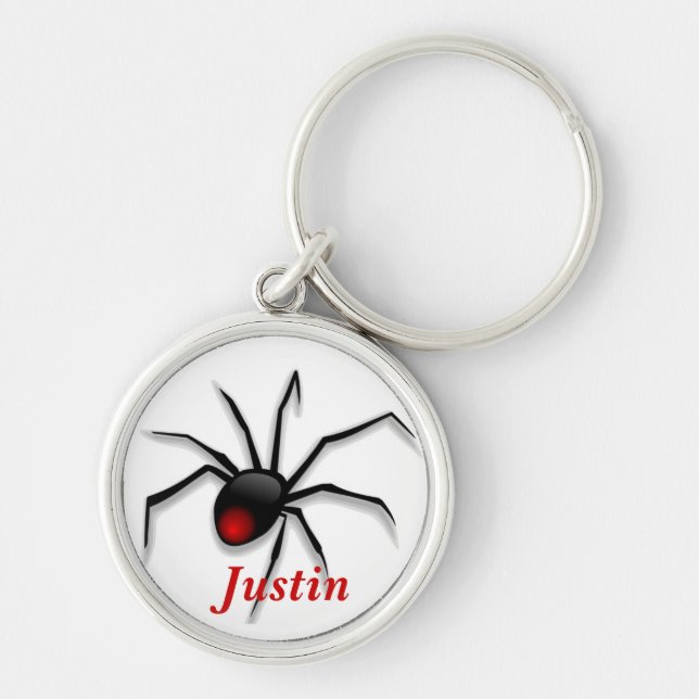 Redback Spider Keychain (Front)