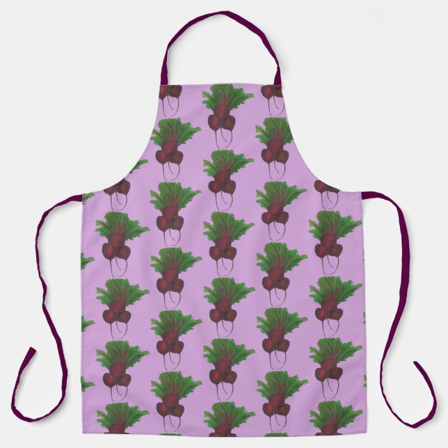 Redbeet Beets Red Sugar Beet Beetroot Vegetables Apron (Front)
