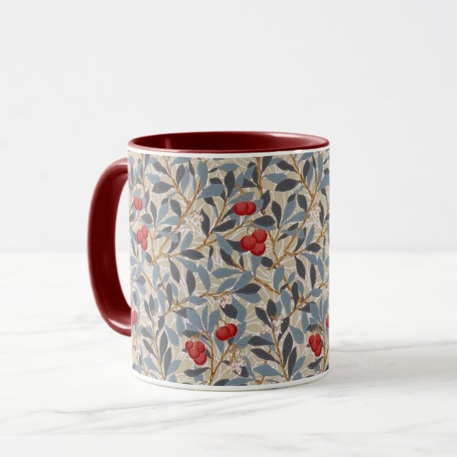 Redberry Tree, William Morris Mug (Front Left)