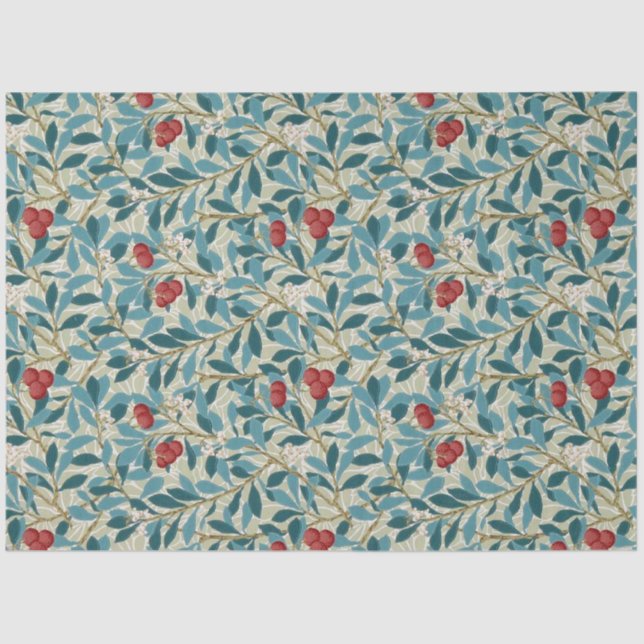 Redberry Tree, William Morris Tissue Paper (Front)