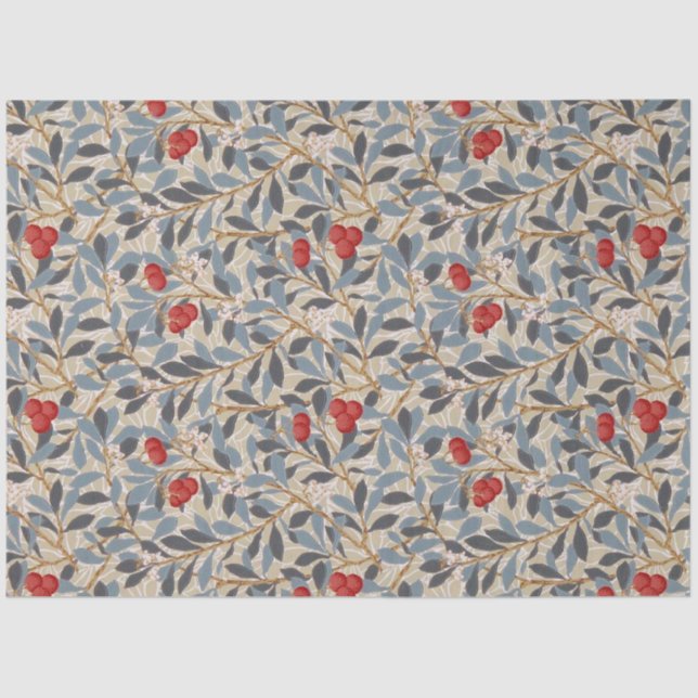 Redberry Tree, William Morris Tissue Paper (Front)