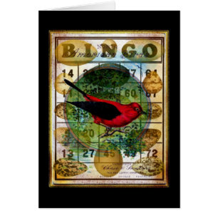 Redbird Bingo Egg Collage