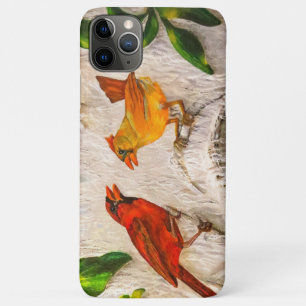 Redbirds Singing of love iPhone 11 Pro Max Case