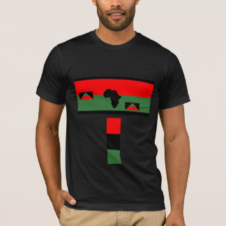REDBLACK AND GREEN AFRICA  DARK T-SHIRT