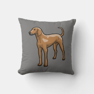 Redbone Coonhound Cushion