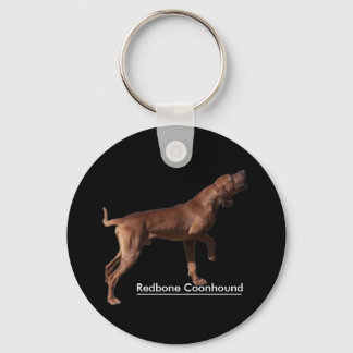 Redbone Coonhound Key Ring