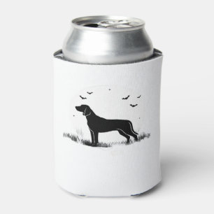 Redbone Dog � Halloween Moon Silhouette Oversized  Can Cooler