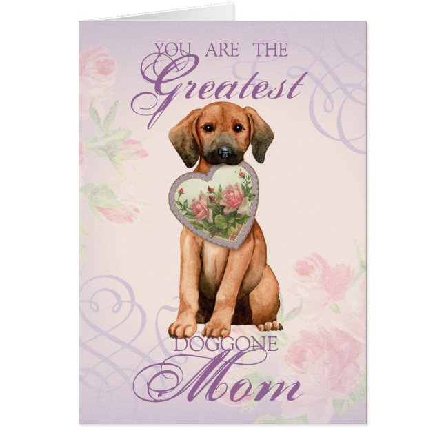 Redbone Heart Mum Card (Front)