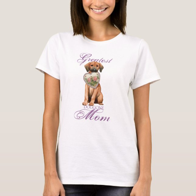Redbone Heart Mum T-Shirt (Front)