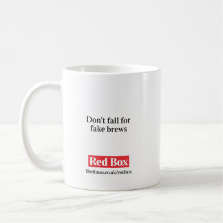RedBox mug -  Don't fall for fake brews