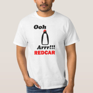 REDCAR T-Shirt Ooh Arrr!!! REDCAR penguin pirate