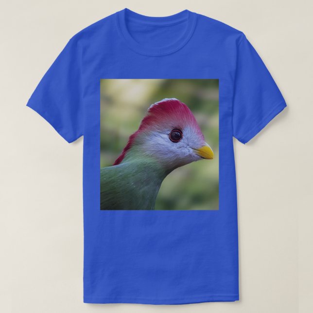 RedCrested Turaco T-Shirt (Design Front)