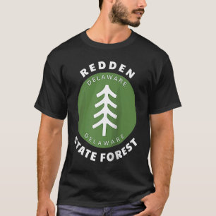 Redden State Forest Delaware DE Tree Badge vacatio T-Shirt