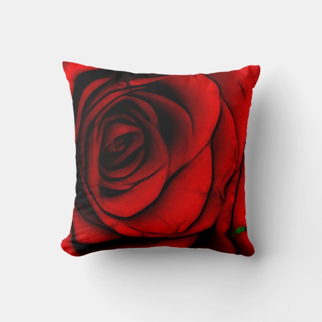 Reddest Rose Cushion (Front)