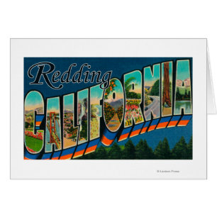 Redding, California - Large Letter Scenes