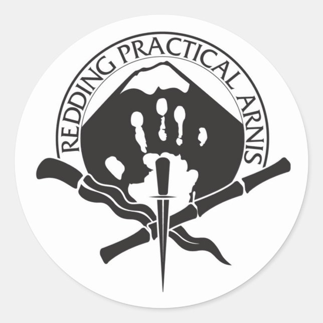 Redding Practical Arnis LOGO Classic Round Sticker (Front)