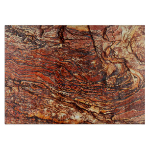 Reddish Brown Rock Texture Cutting Board