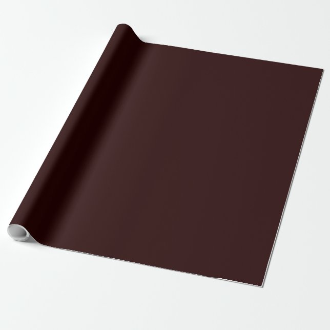Reddish Brown Wrapping Paper (Unrolled)