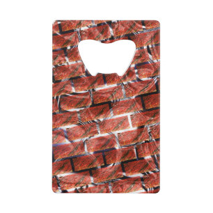 Reddish, bubbles on grid or brick effect? Metallic
