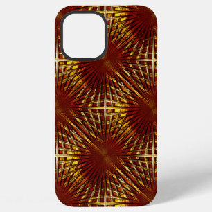 Reddish golden grille looking puffed or inflated t iPhone 12 pro max case